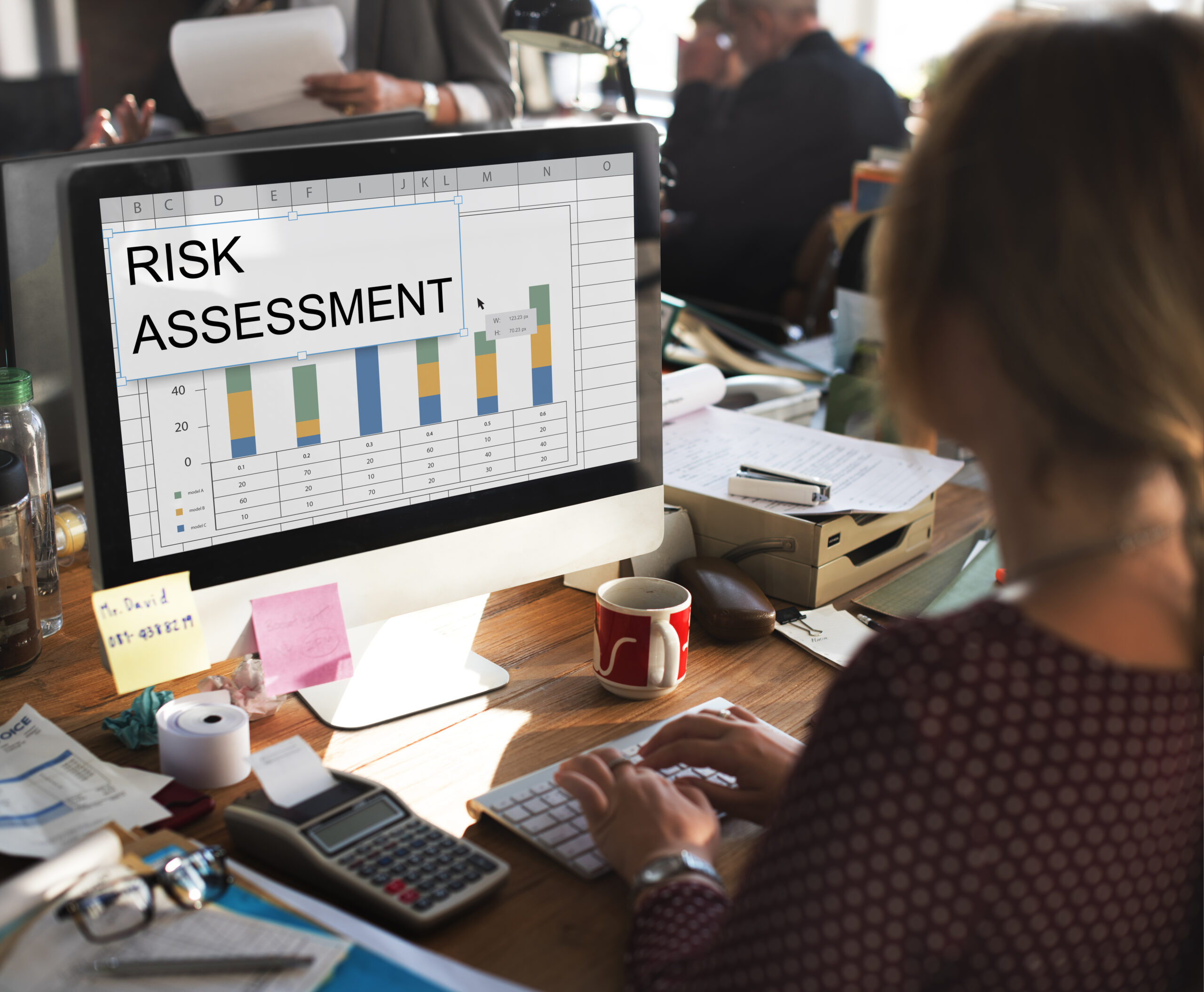risk assessment graph chart spreadsheet table word